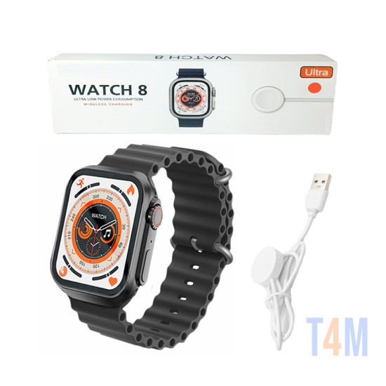 Smartwatch KD99 Ultra 1,99" Série 8 Preto